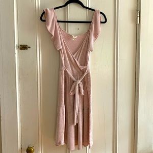 Flattering striped dress